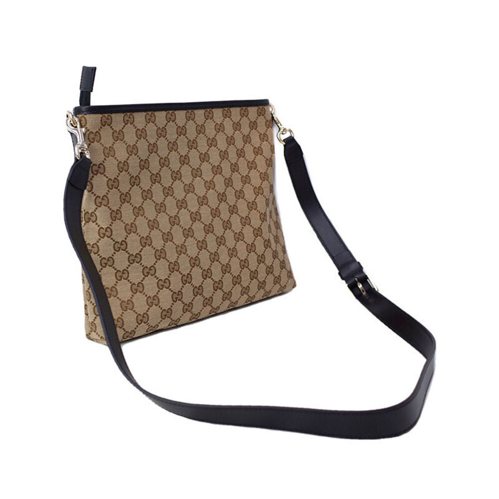 Gucci Web Bag Messenger GG Monogram web green red Brown Flat